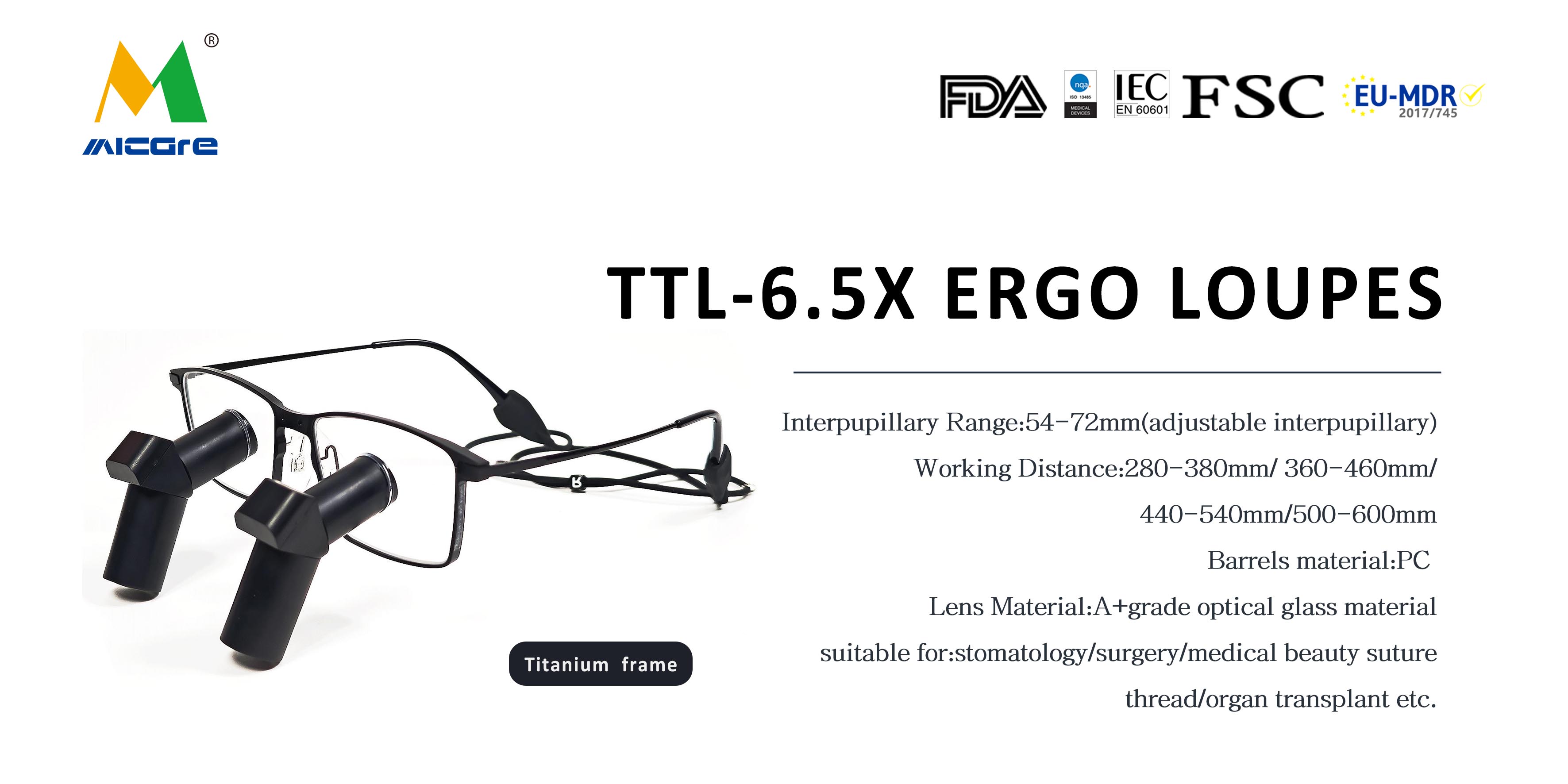 放大镜  TTL-6.5x